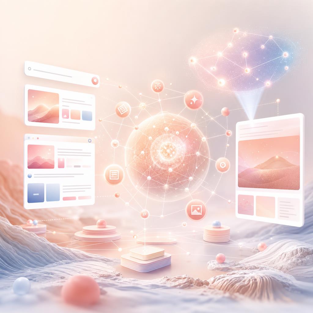 Connected search visibility and generative engine optimization system